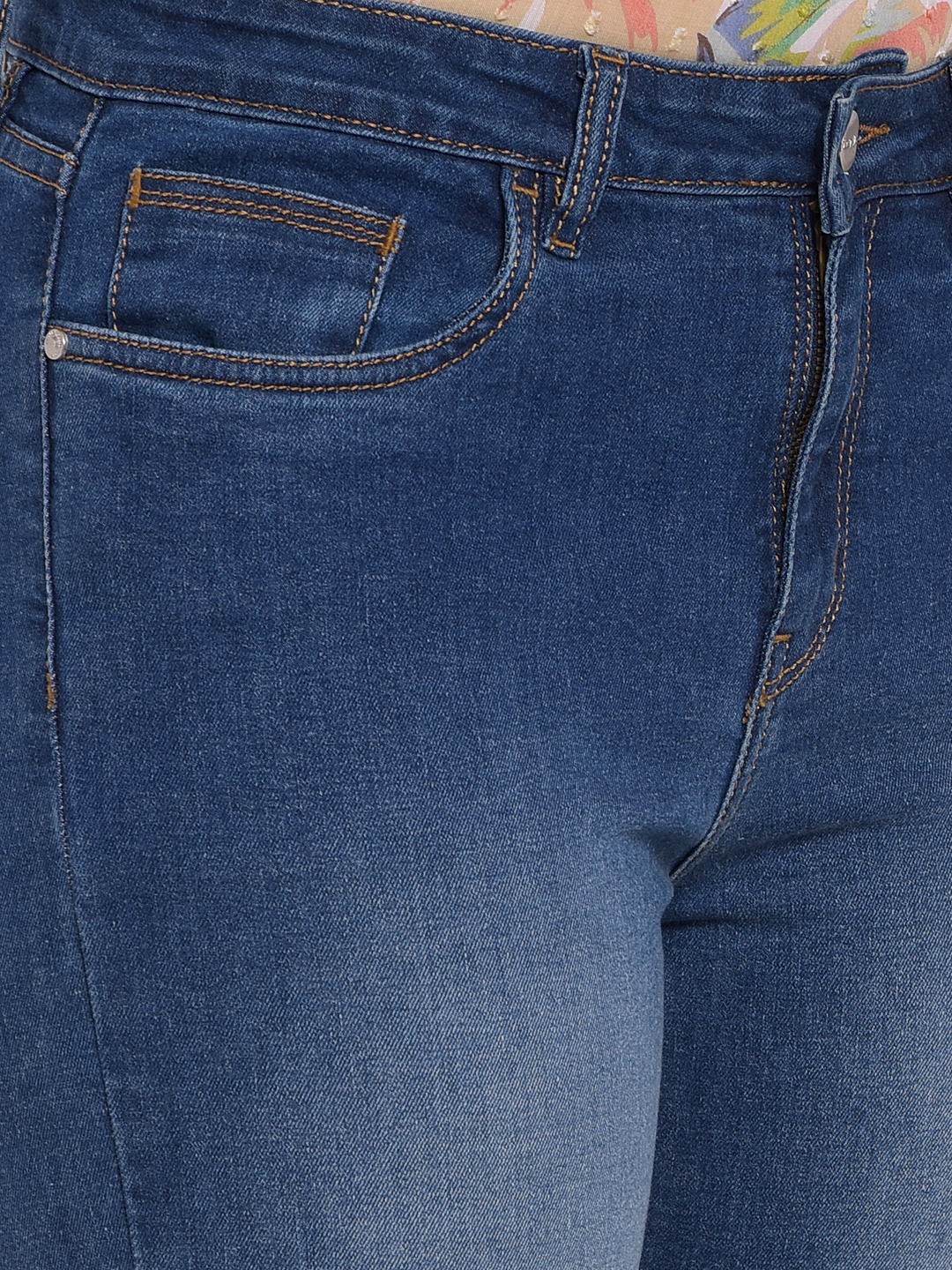 Numero Uno Women Mid-Wash Straight Fit Sustainable Jeans